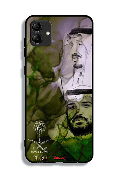 Tolwak غلاف حماية سامسونج جالاكسي M04 غلاف حماية الملك سلمان وولي العهد الأمي...