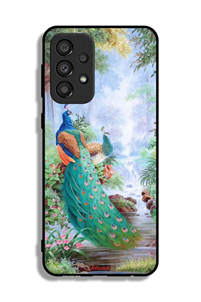Tolwak غطاء حماية لهاتف سامسونج جالاكسي A33 5G بنقشة الطاووس