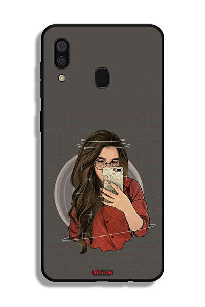 Tolwak غطاء حماية لهاتف سامسونج جالكسي A20 لالتقاط صورة سيلفي
