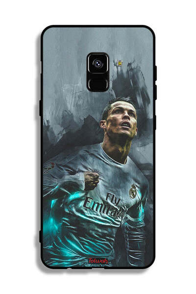Tolwak غطاء حماية لهاتف Samsung Galaxy A8 Plus (2018) بتصميم كريستيانو رونالدو