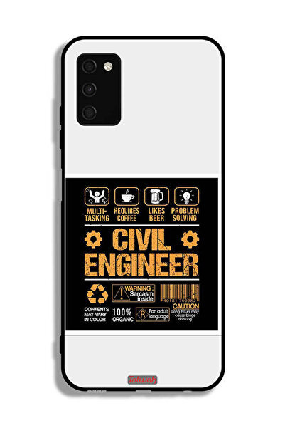 Tolwak غطاء حماية لهاتف Samsung Galaxy A02s، ملصق مهندس مدني