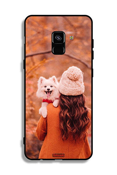 Tolwak غطاء حماية لهاتف Samsung Galaxy A8 Plus (2018) يحمل جروًا