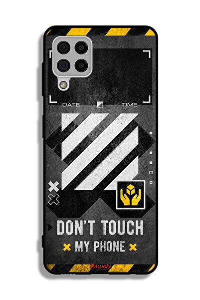 Tolwak Samsung Galaxy A22 4G Protective Case Cover Do Not Touch My Phone