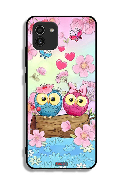 Tolwak غطاء حماية لهاتف سامسونج جالكسي A03 برسومات بومة لطيفة