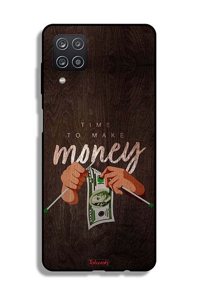 Tolwak غطاء حماية Samsung Galaxy A12 حان وقت كسب المال