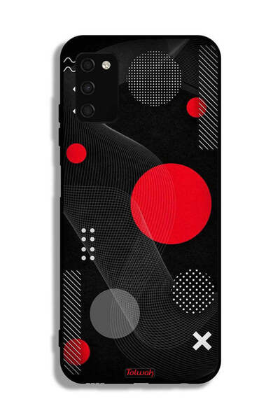 Tolwak Samsung Galaxy A03s Protective Case Cover Round And Cross Shape Pattern