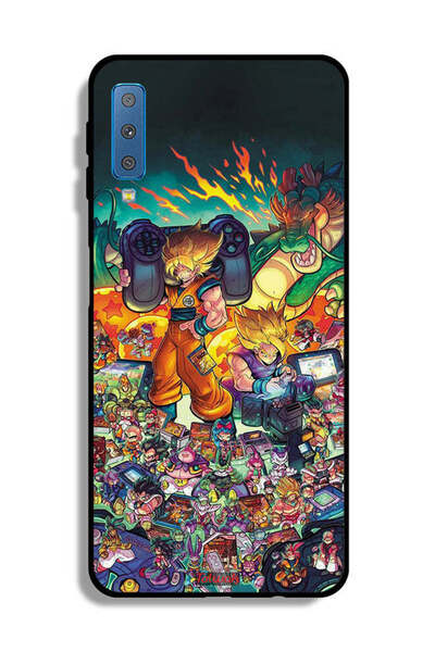 Tolwak غطاء حماية لهاتف Samsung Galaxy A7 (2018) برسومات فنية للاعب