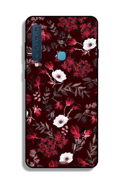 Tolwak غطاء حماية لهاتف Samsung Galaxy A9 (2018) مزين بزهور صغيرة وأوراق استو...