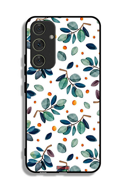 Tolwak غطاء حماية لهاتف سامسونج جالاكسي A54 5G بنقشة أوراق الشجر