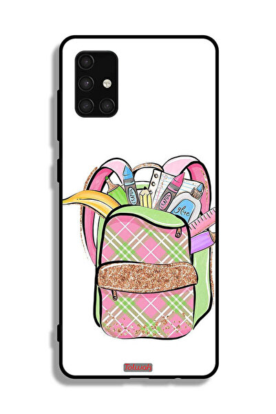 Tolwak Samsung Galaxy A71 4G Protective Case Cover Unicorn Girl Bag