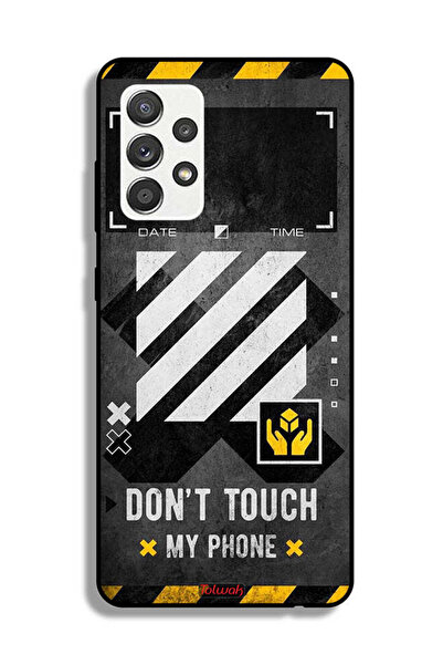 Tolwak Samsung Galaxy M32 5G Protective Case Cover Do Not Touch My Phone