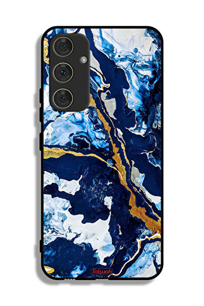 Tolwak Samsung Galaxy A54 5G Protective Case Cover Glitch Texture Art