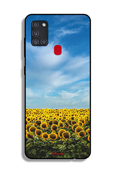 Tolwak غطاء حماية لهاتف سامسونج جالكسي A21s - عباد الشمس تحت السماء