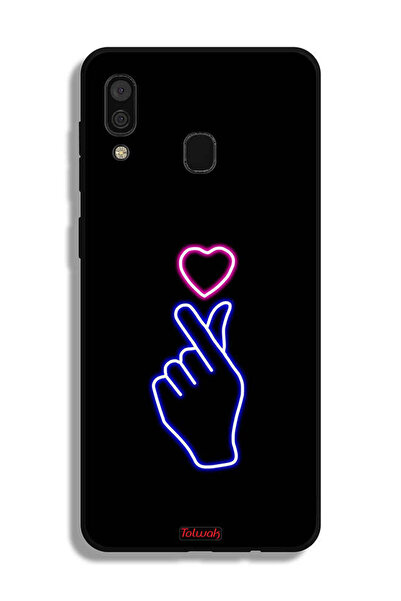 Tolwak غطاء حماية لهاتف سامسونج جالكسي A20 بتصميم قلب سريع