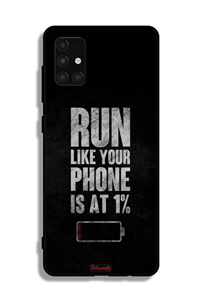 Tolwak غطاء حماية لهاتف Samsung Galaxy A71 4G، اركض كما لو كان هاتفك يعمل بنس...