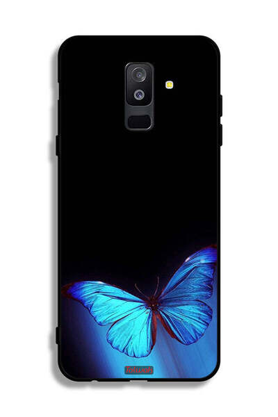 Tolwak غطاء حماية بتصميم فراشة من سامسونج جالكسي A6 بلس (2018)