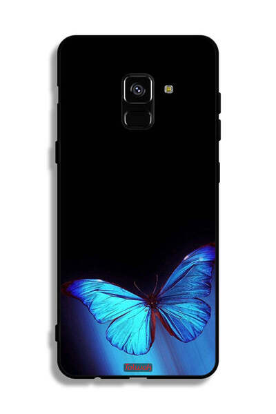 Tolwak غطاء حماية بتصميم فراشة من سامسونج جالكسي A8 بلس (2018)