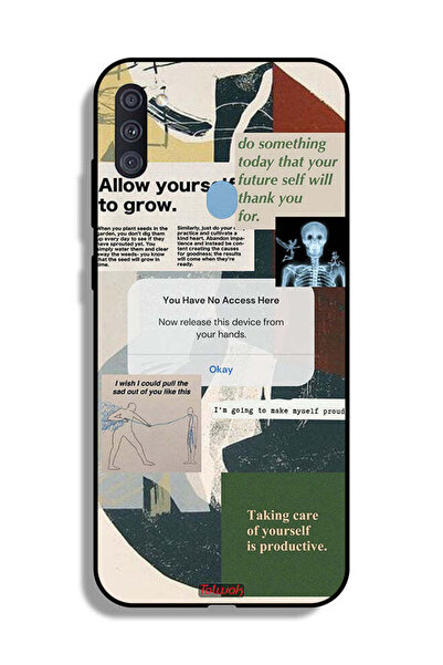 Tolwak غطاء حماية لهاتف Samsung Galaxy A11 اسمح لنفسك بالنمو