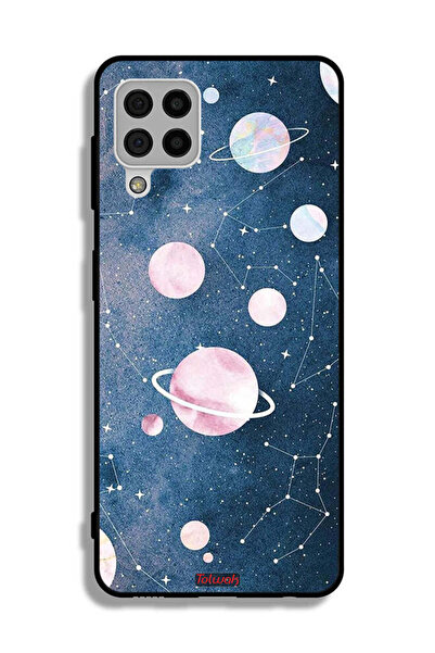 Tolwak Samsung Galaxy A22 4G Protective Case Cover Space Art