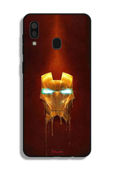 Tolwak Samsung Galaxy A20 Protective Case Cover Iron Man Marvel Comics