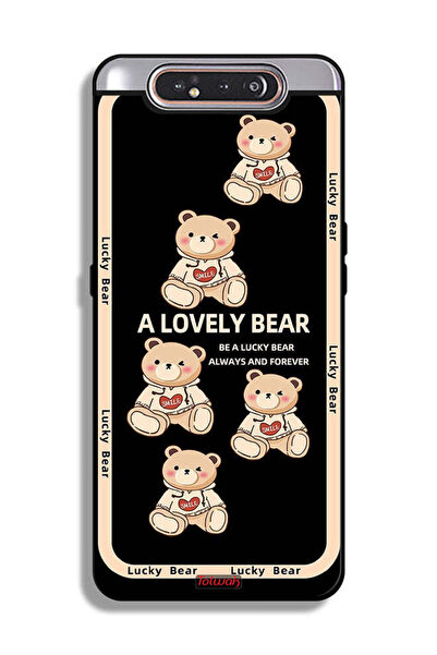 Tolwak غطاء حماية لهاتف سامسونج جالكسي A80 - دب جميل