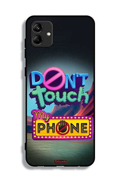 Tolwak Samsung Galaxy A04e Protective Case Cover Do Not Touch My Phone