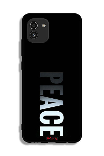 Tolwak Samsung Galaxy A03 Protective Case Cover Peace