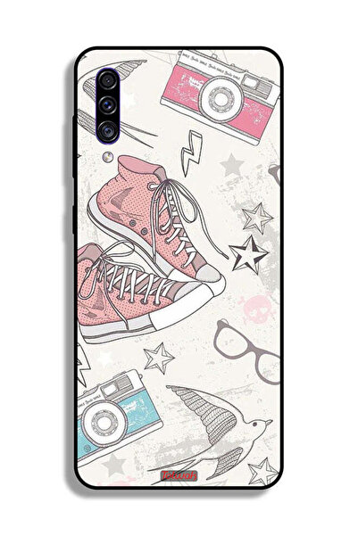 Tolwak غطاء حماية من القماش بتصميم حذاء وفن كاميرا لهاتف Samsung Galaxy A50s