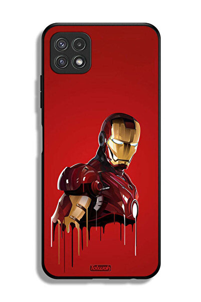 Tolwak غطاء حماية لهاتف سامسونج جالاكسي A22 5G برسومات الرجل الحديدي