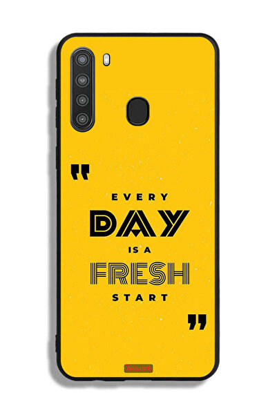 Tolwak غطاء حماية لهاتف سامسونج جالكسي A21 كل يوم هو بداية جديدة
