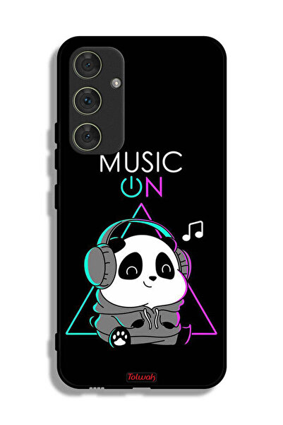 Tolwak غطاء حماية لهاتف Samsung Galaxy A54 5G بطبعة موسيقى الباندا