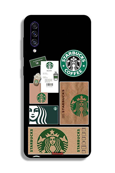 Tolwak غطاء حماية لهاتف سامسونج جالكسي A30s، ملصق ستاربكس