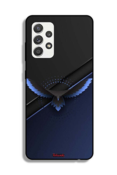 Tolwak Samsung Galaxy M32 5G Protective Case Cover Eagle Digital Abstract Art