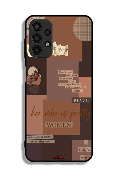 Tolwak Samsung Galaxy A13 4G Protective Case Cover Adventurer Women