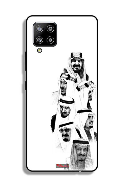 Tolwak غطاء حماية لهاتف سامسونج جالكسي A42 5G، فن ملوك السعودية، أبيض وأسود