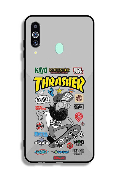 Tolwak غطاء حماية لهاتف سامسونج جالاكسي M40 بتصميم ملصق ثراشر