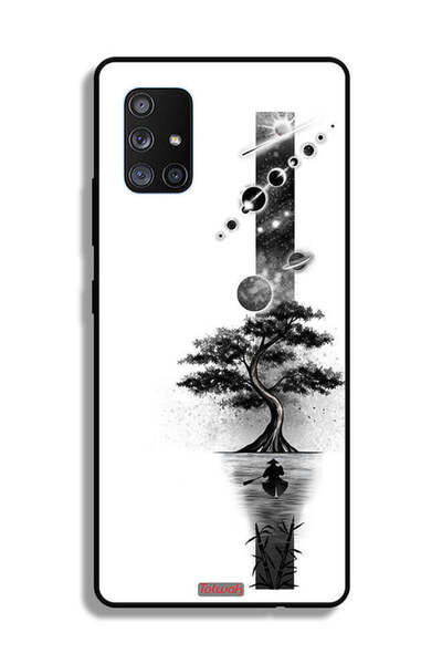 Tolwak غطاء حماية لهاتف Samsung Galaxy A71 5G بتصميم فن الأرض والفضاء