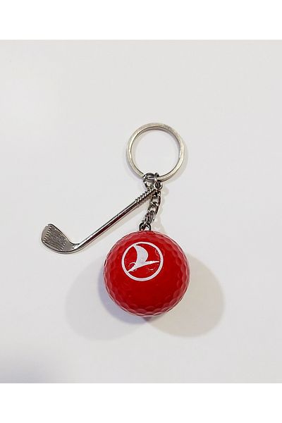Havacı Uçuş Dünyası Baseball Ball Keychain
