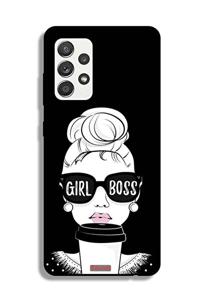 Tolwak Samsung Galaxy M32 5G Protective Case Cover Girl Boss