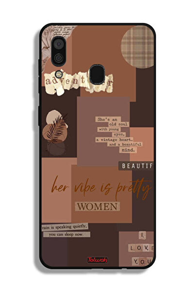 Tolwak Samsung Galaxy A20 Protective Case Cover Adventurer Women