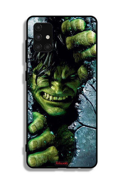 Tolwak غطاء حماية لهاتف سامسونج جالاكسي A71 4G بتصميم هالك المذهل