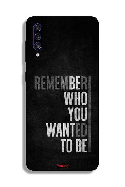 Tolwak غطاء حماية لهاتف سامسونج جالكسي A50 تذكر من أردت أن تكون