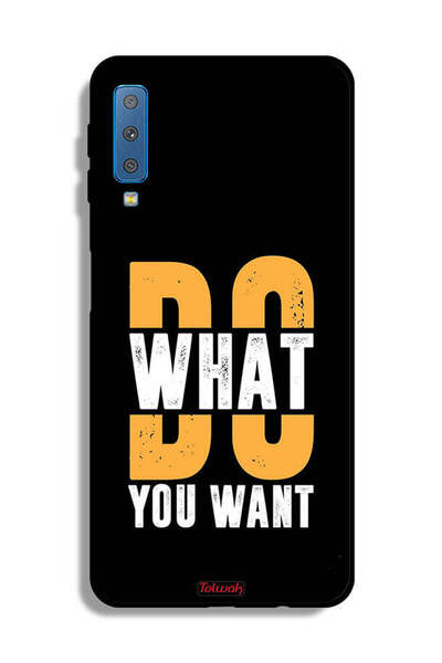 Tolwak غطاء حماية لهاتف Samsung Galaxy A7 (2018) افعل ما تريد