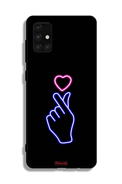 Tolwak غطاء حماية لهاتف سامسونج جالاكسي A71 4G بنقشة قلب سريع