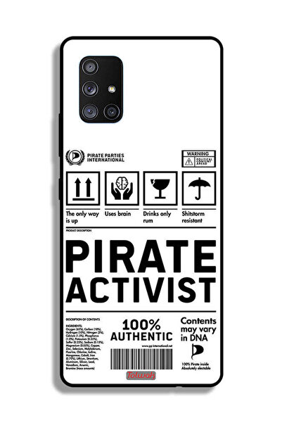 Tolwak غطاء حماية لهاتف سامسونج جالاكسي A71 5G، ملصق ناشط خاص