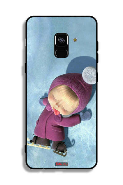 Tolwak غطاء حماية لطيف على شكل دمية من سامسونج جالكسي A8 بلس (2018)