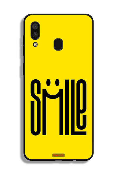 Tolwak Samsung Galaxy A20 Protective Case Cover Smile Art