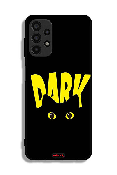 Tolwak Samsung Galaxy A13 4G Protective Case Cover Dark Cat
