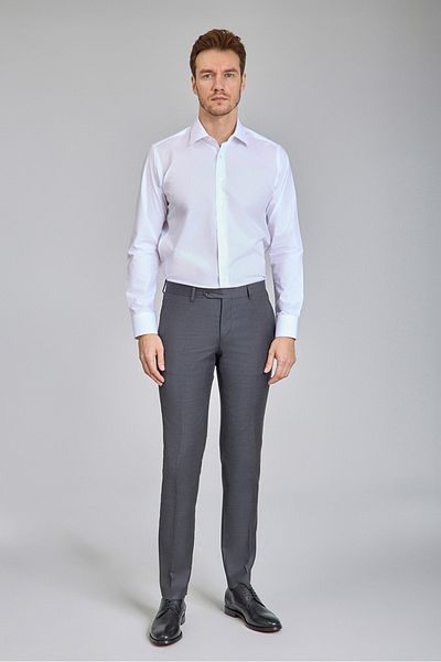 Doğal Çiftlikten Men's Woven Classic Trousers Smoked
