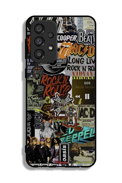 Tolwak غطاء حماية لهاتف سامسونج جالاكسي A33 5G، تحيا موسيقى الروك آند رول